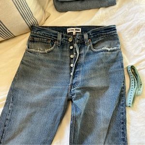 (SOLD on Mecari) Vintage RE/DONE Levi’s 501 Jeans